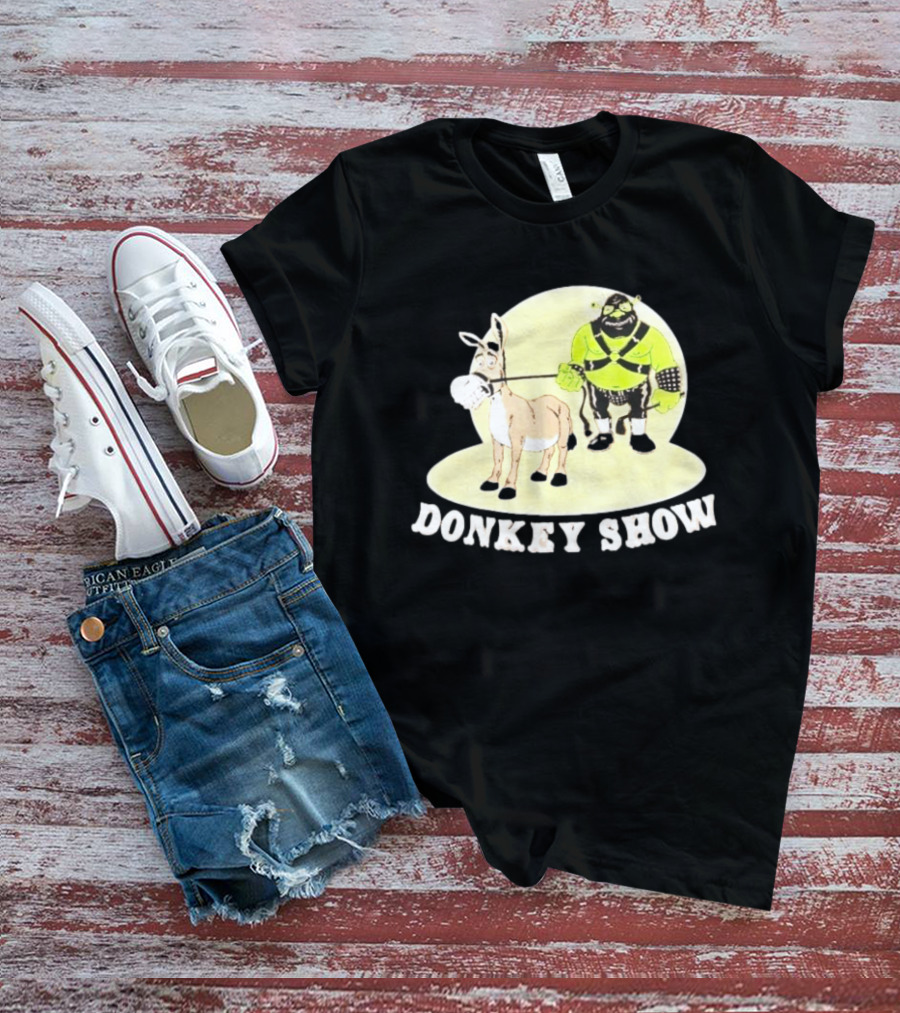 Shrek Gimp Donkey Show Leash T-Shirt