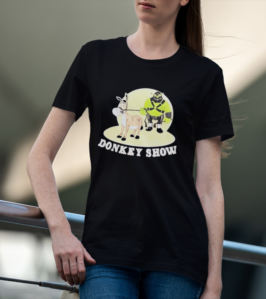 Shrek Gimp Donkey Show Leash T-Shirt