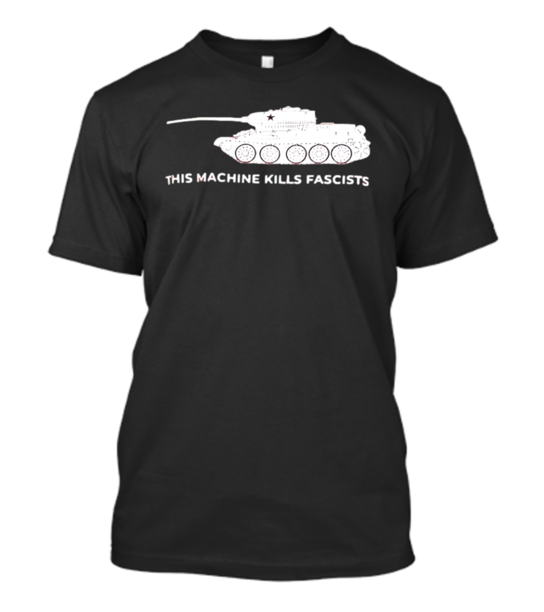 T 34 Tank This Machine Kills Fascists T-Shirt