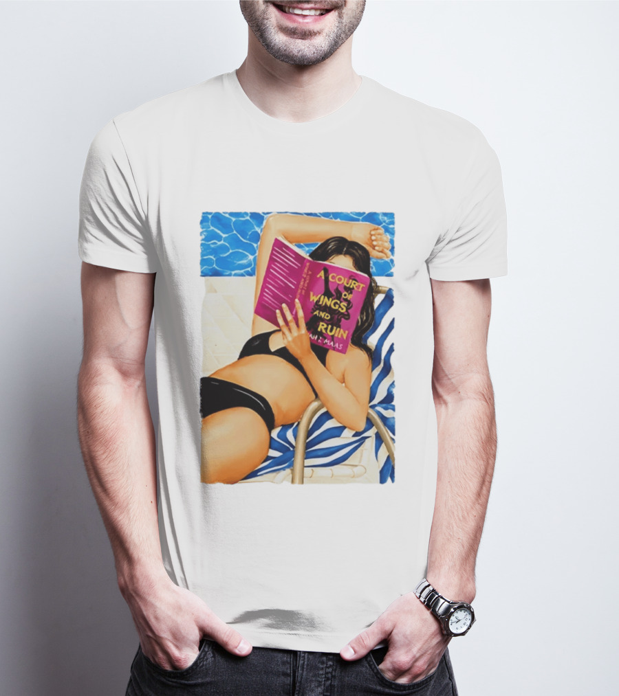 A Court Of Wings And Ruin Summer Poolside Reading Relaxation T-Shirt