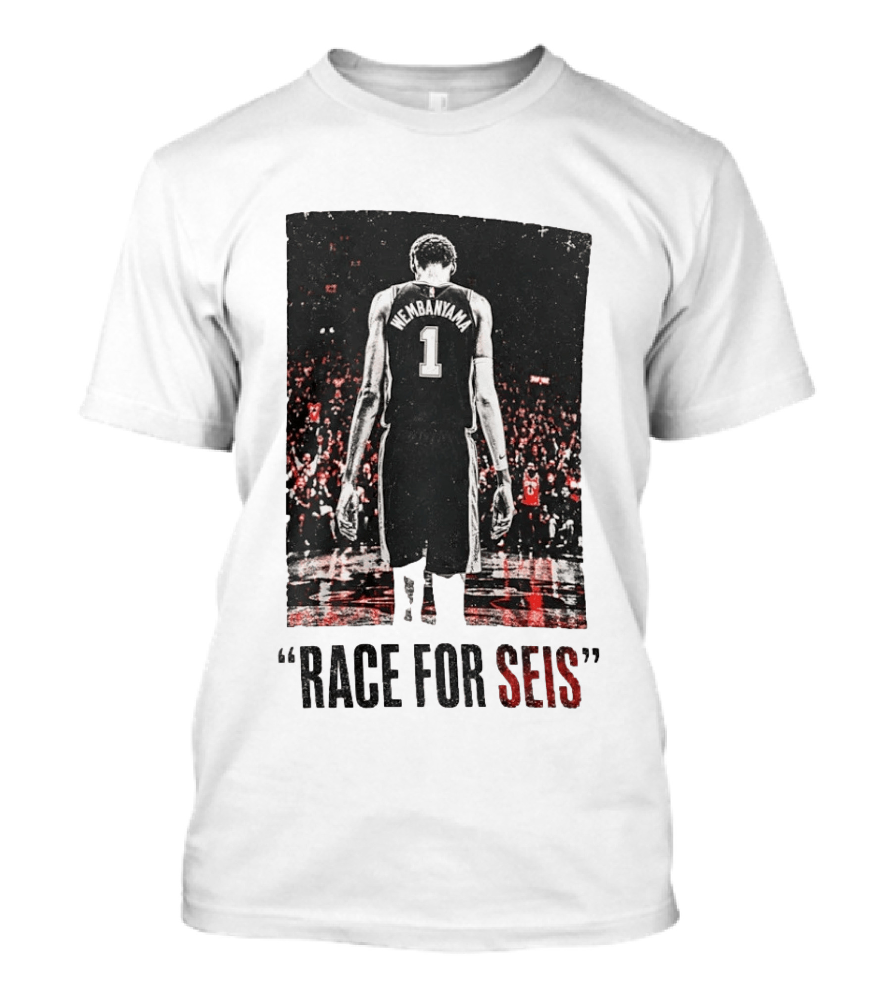 Victor Wembanyama Number 1 Race For Seis San Antonio Spurs T-Shirt