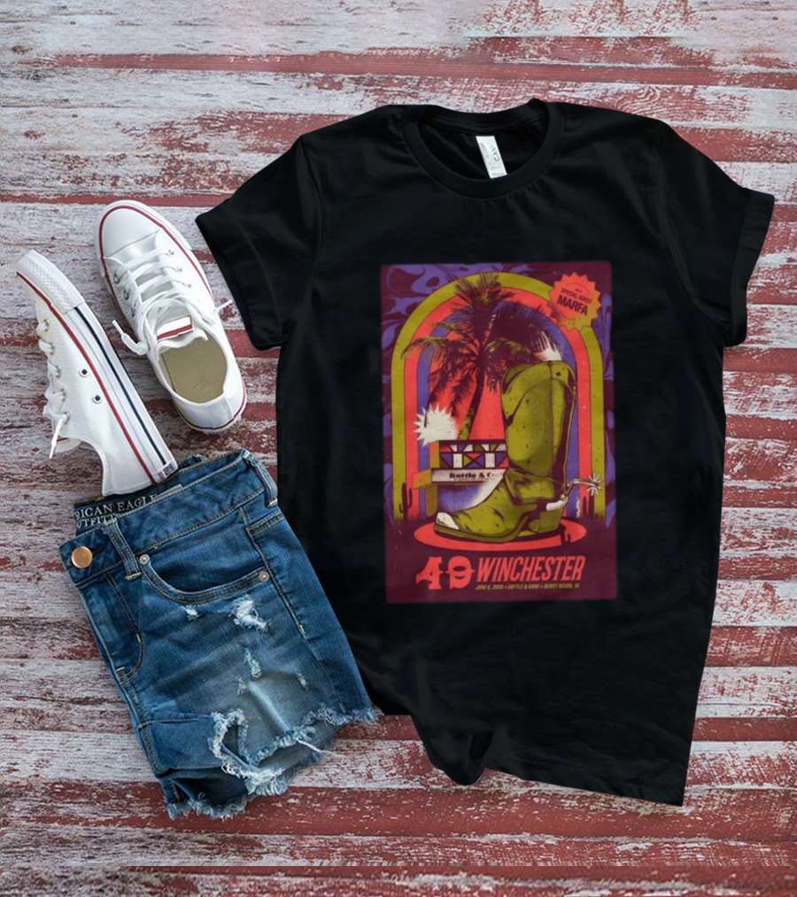 49 Winchester June 5 2026 Bottle & Cork Dewey Beach DE Special Guest Marfa T-Shirt
