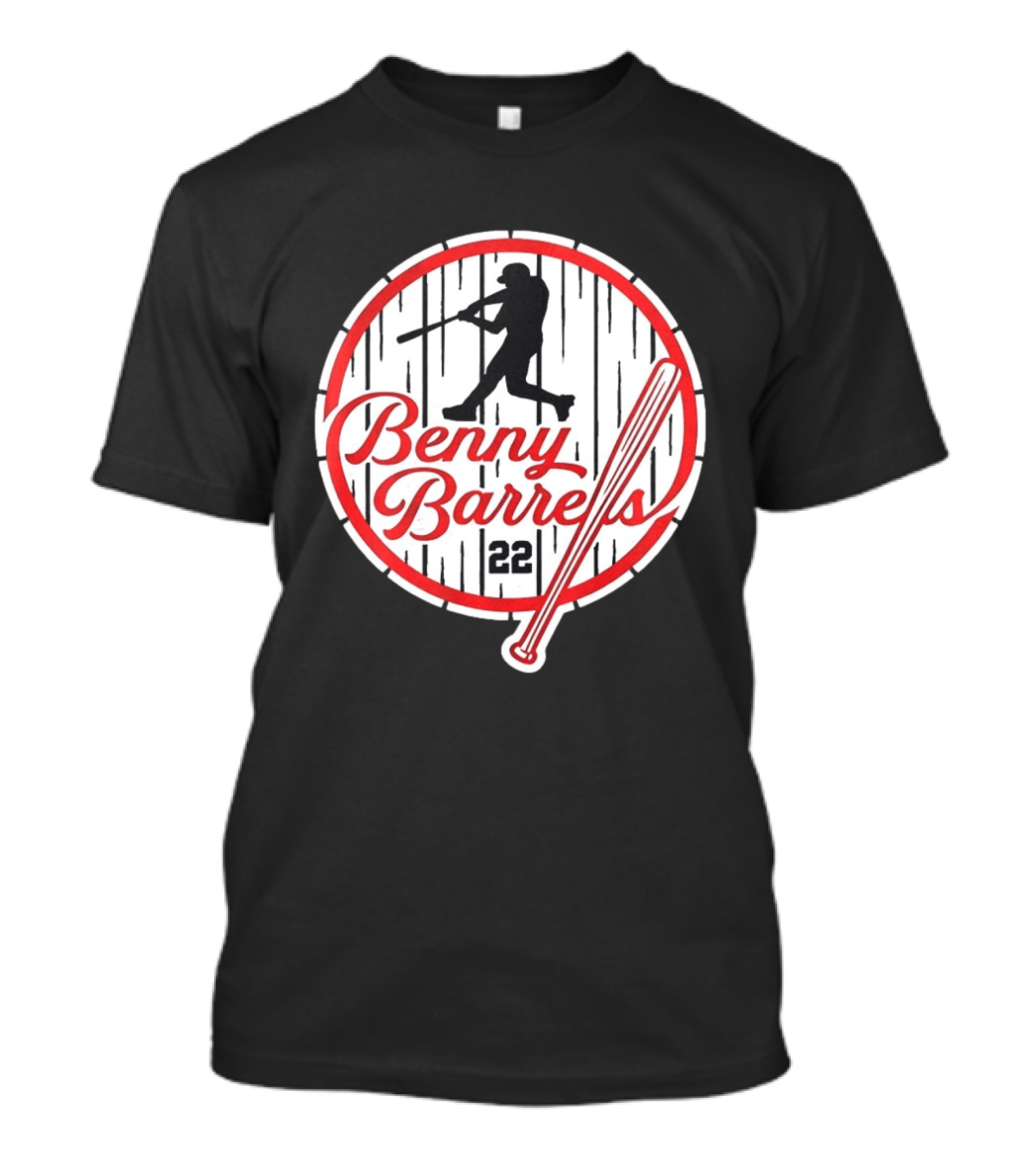 Benny Barrels New York Yankees 22 Baseball T-Shirt