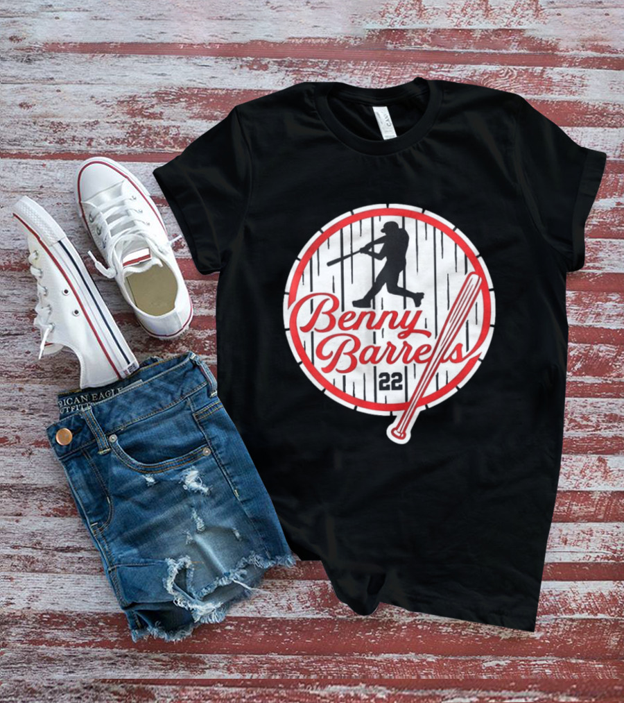 Benny Barrels New York Yankees 22 Baseball T-Shirt