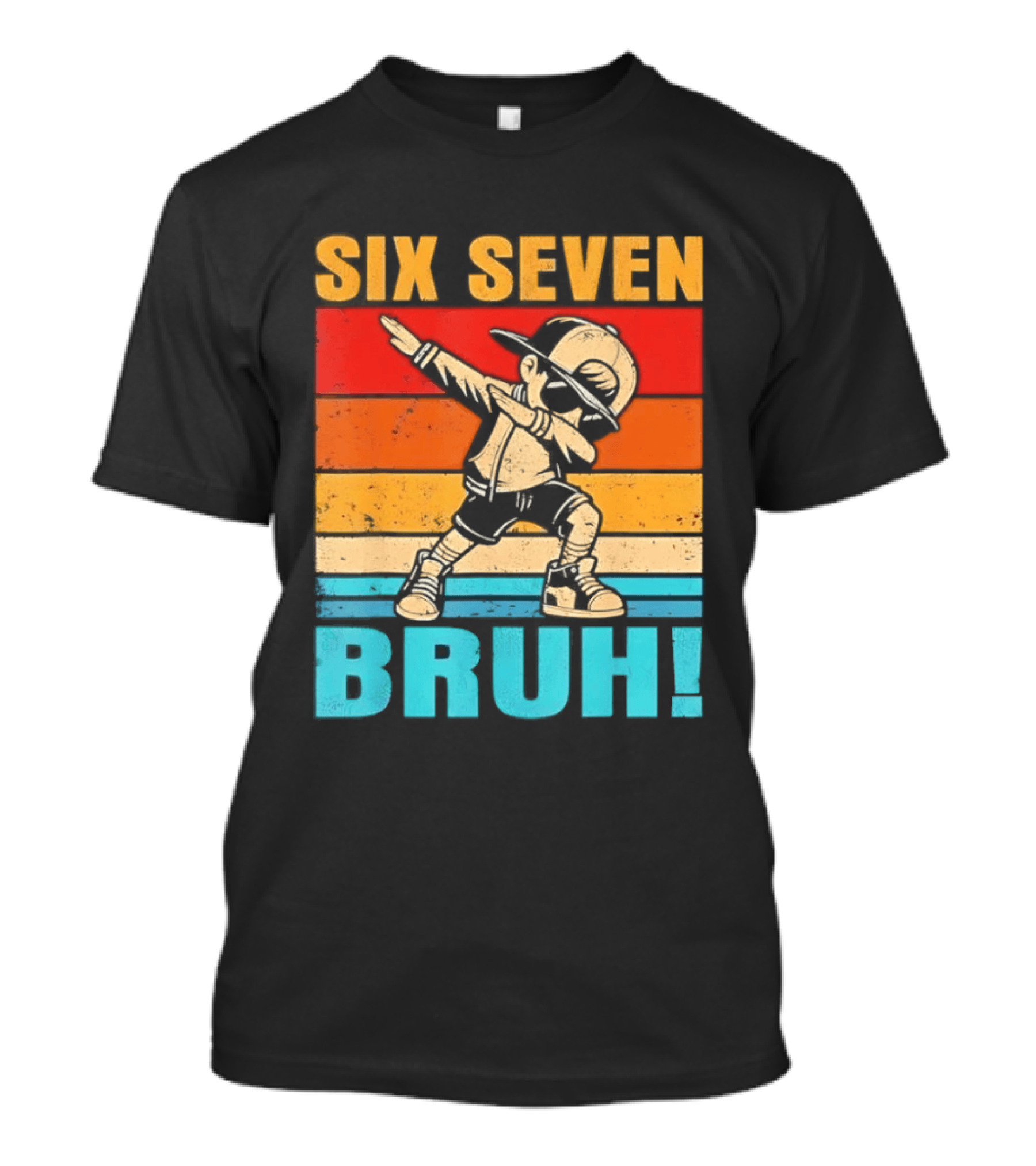 Six Seven Birthday Dab Bruh Kid T-Shirt