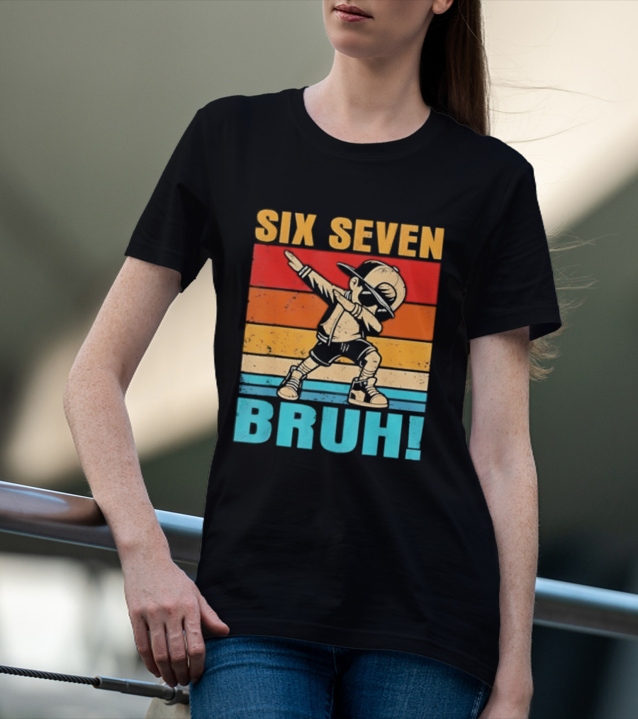 Six Seven Birthday Dab Bruh Kid T-Shirt