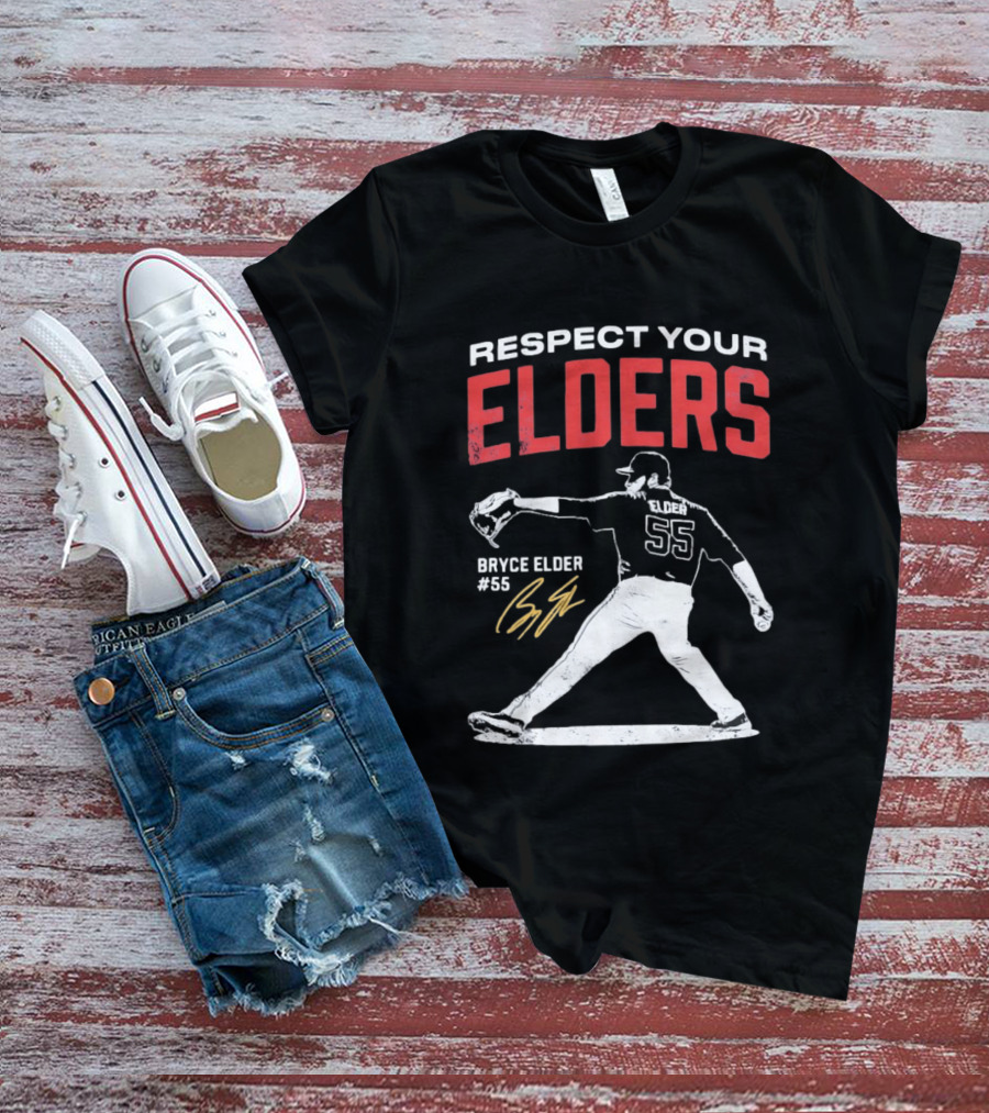 Respect Your Elders Bryce Elder #55 Atlanta T-Shirt