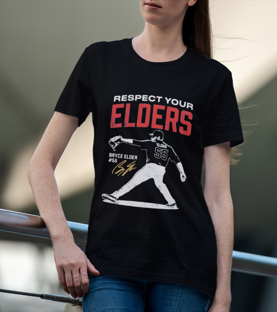 Respect Your Elders Bryce Elder #55 Atlanta T-Shirt