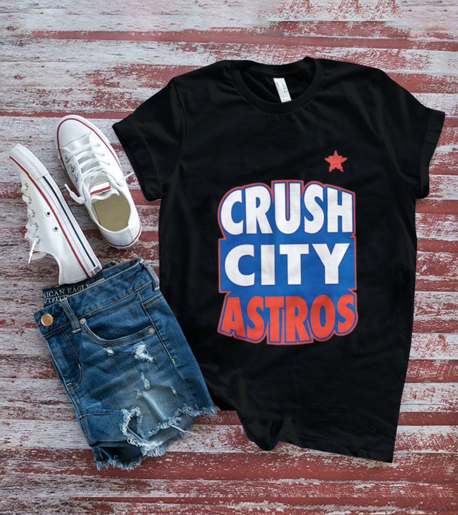 Houston Astros Crush City Astros Baseball Fan T-Shirt