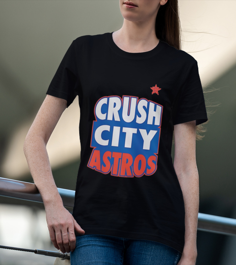 Houston Astros Crush City Astros Baseball Fan T-Shirt