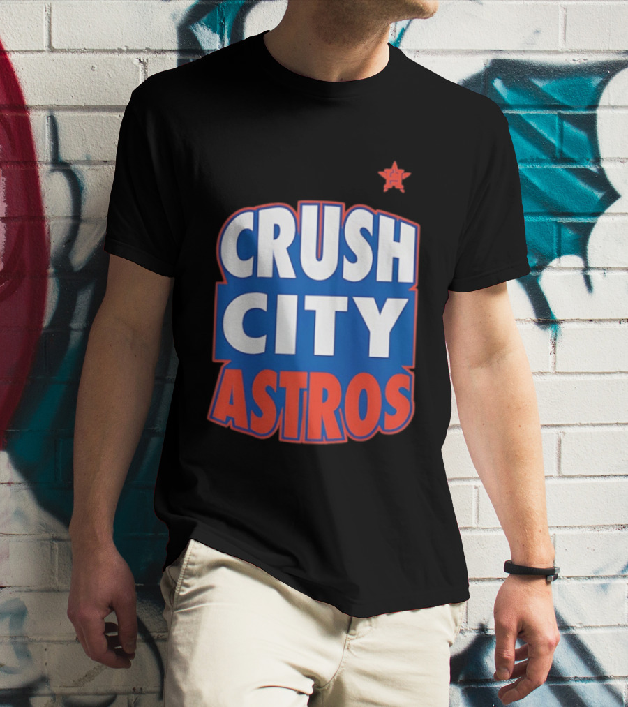 Houston Astros Crush City Astros Baseball Fan T-Shirt