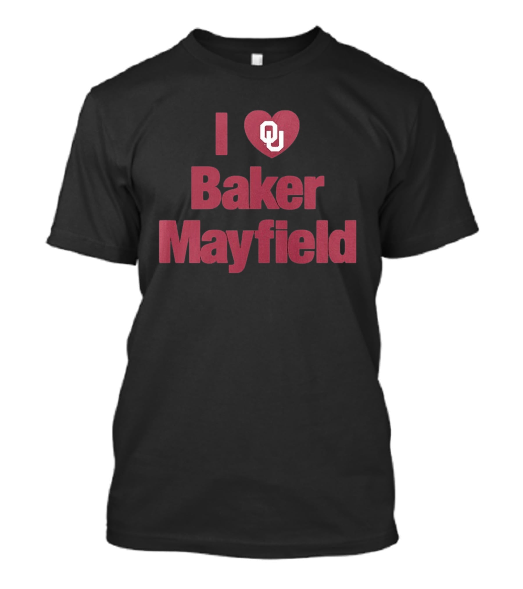 I Love Baker Mayfield OU Sooners Football T-Shirt