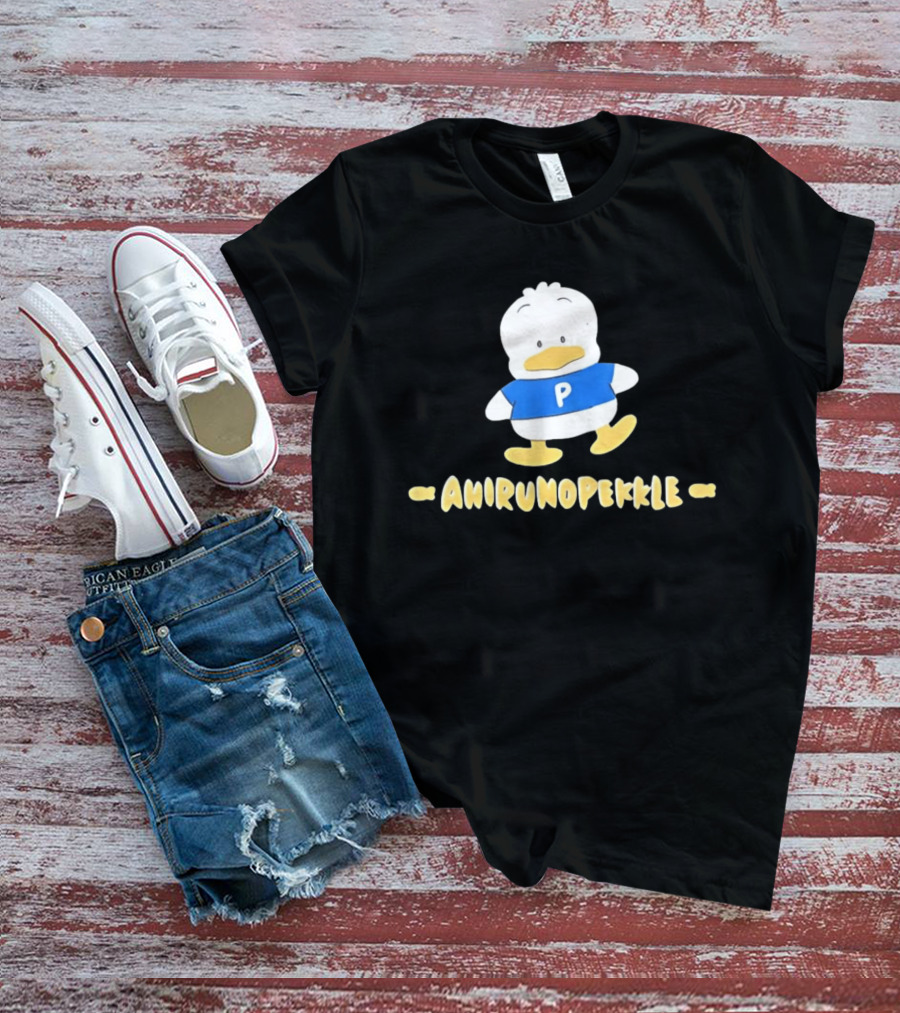 AhirunoPekkle P Blue Sanrio Character Duck T-Shirt