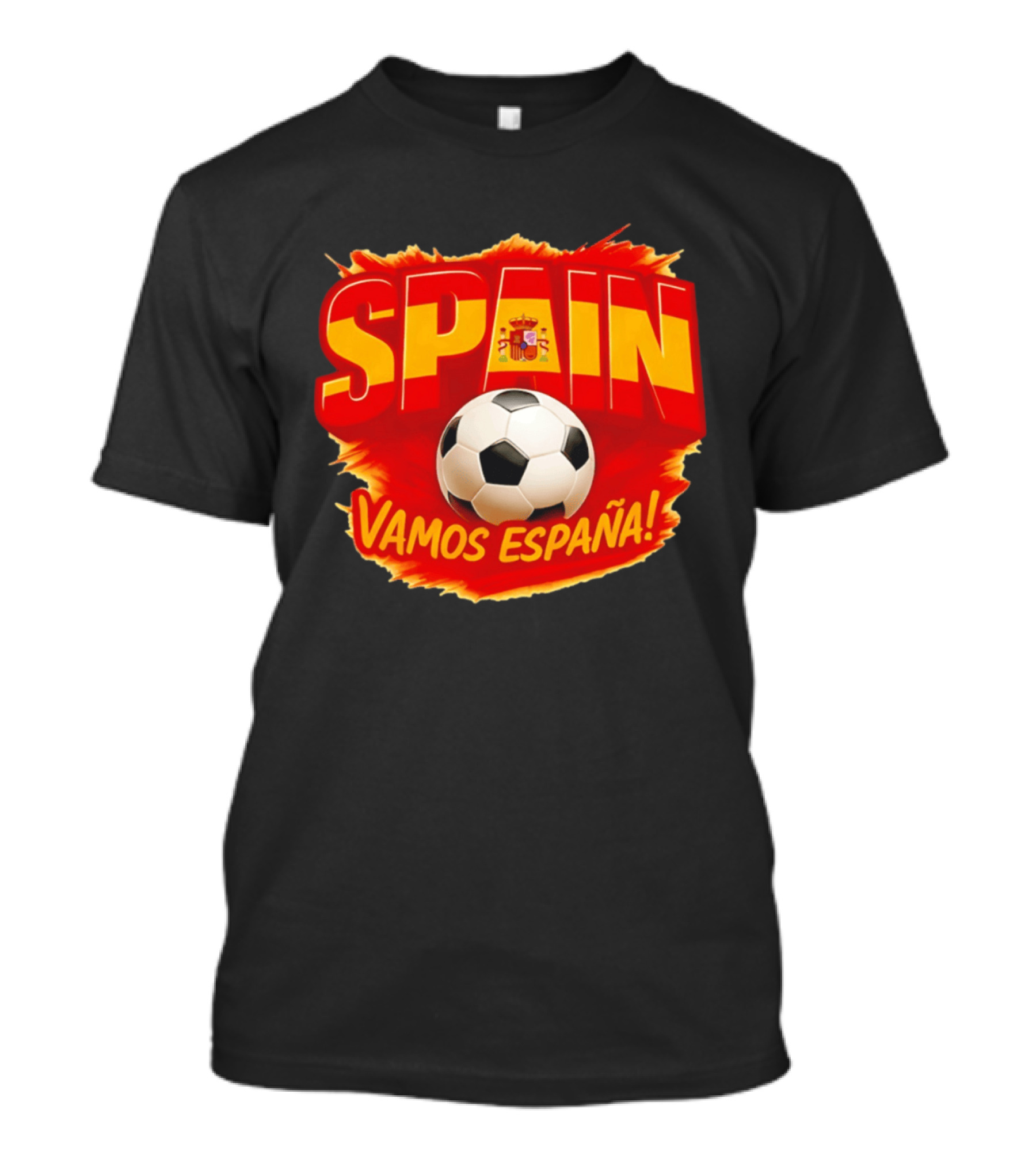 Spain Vamos España Soccer Ball T-Shirt