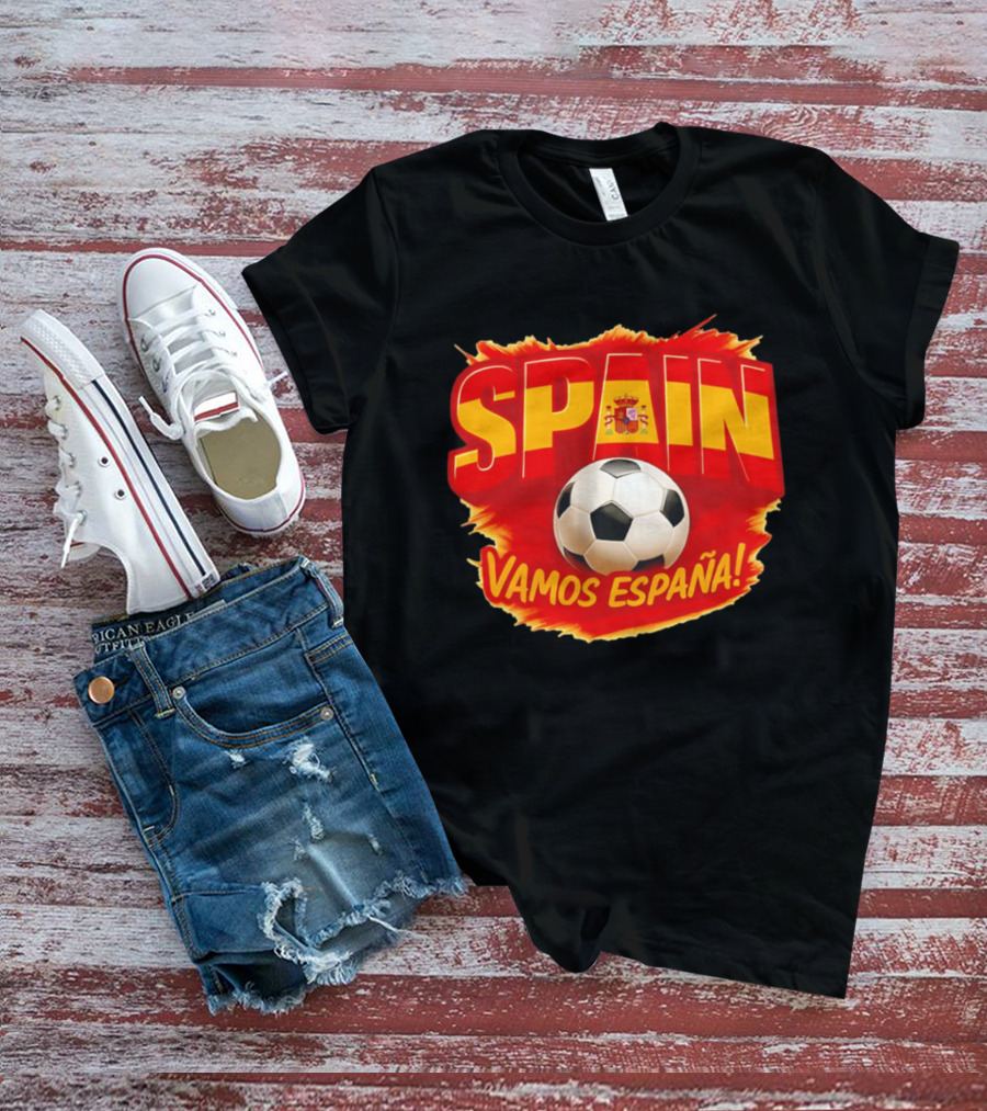 Spain Vamos España Soccer Ball T-Shirt
