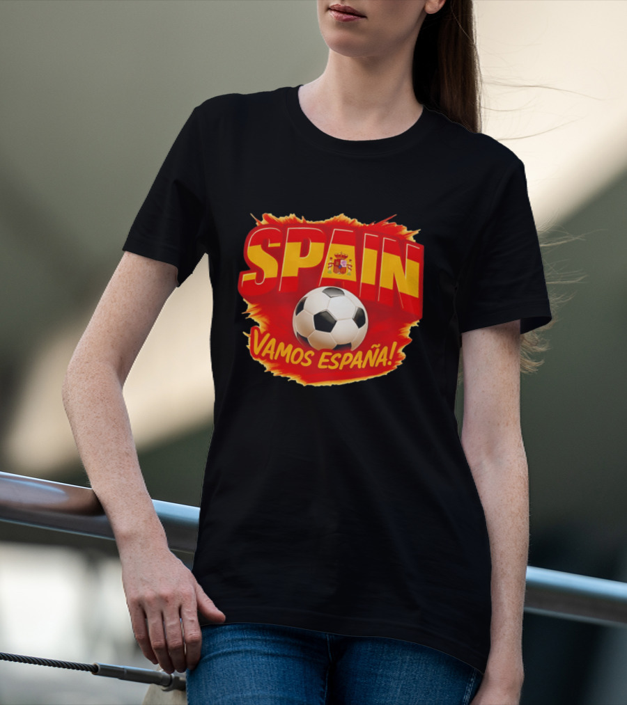 Spain Vamos España Soccer Ball T-Shirt
