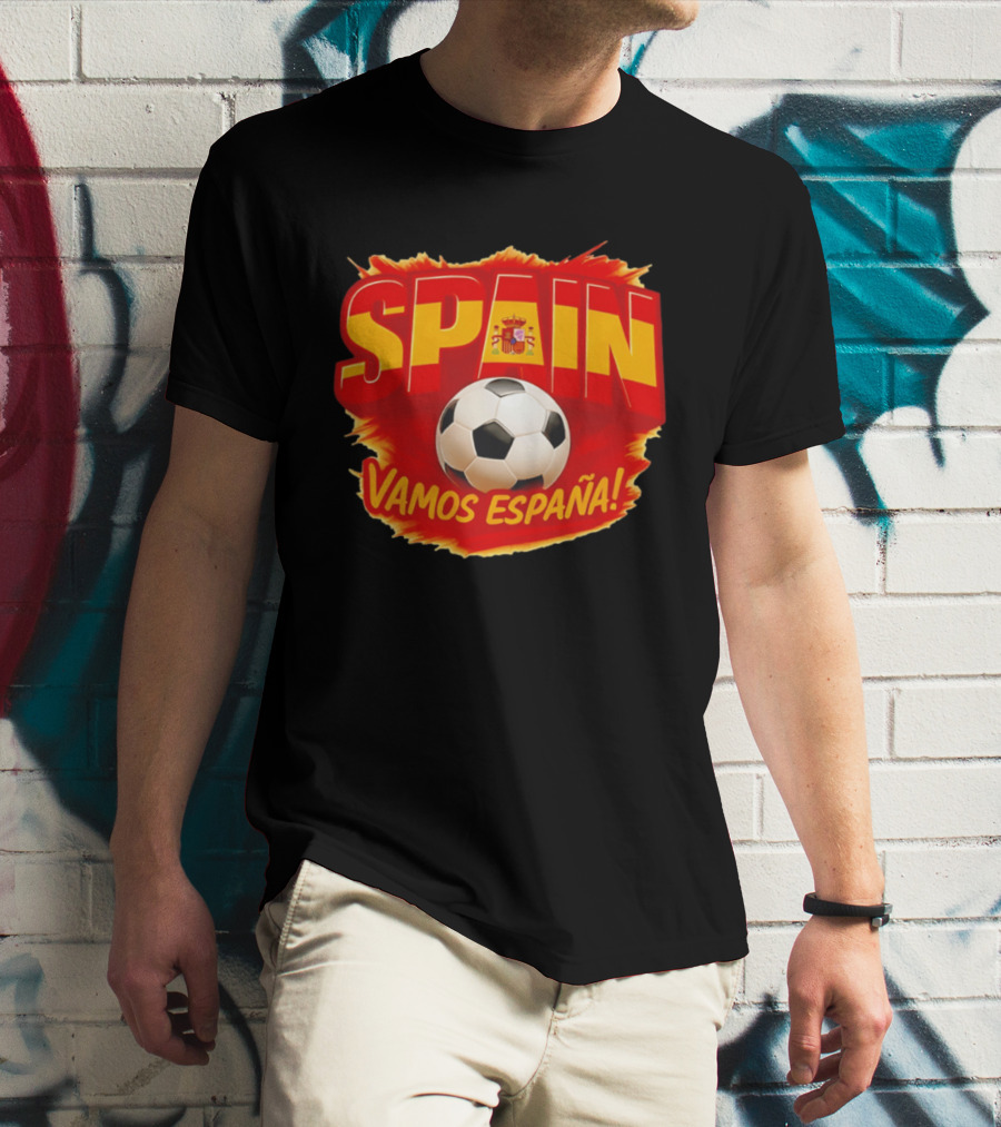 Spain Vamos España Soccer Ball T-Shirt