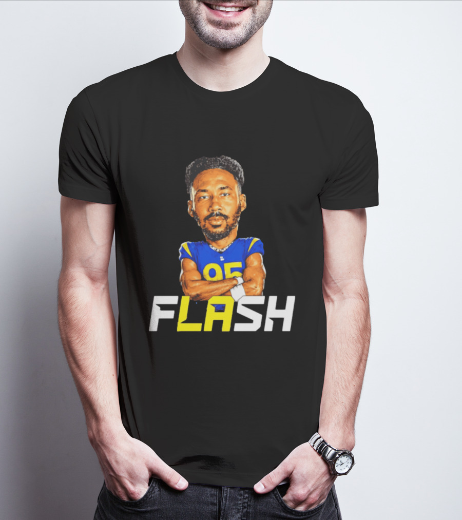Los Angeles Rams Flash 95 Poona Ford T-Shirt