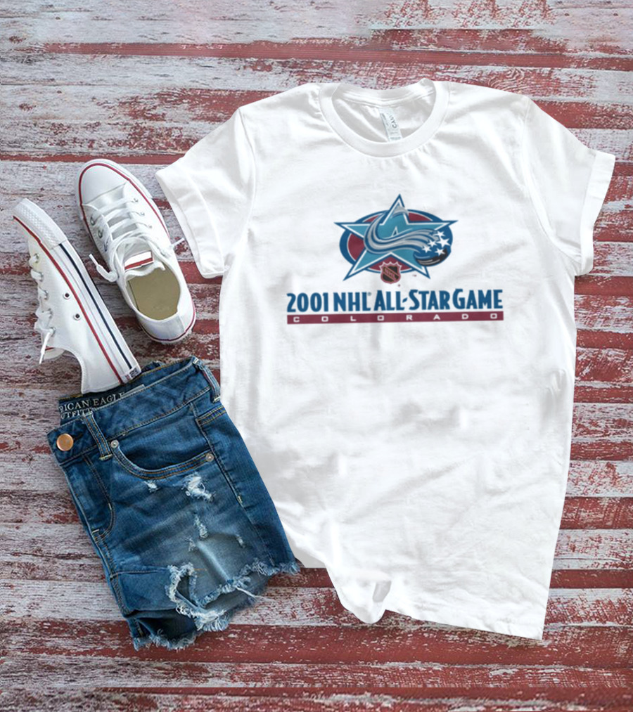 2001 NHL All Star Game Colorado Avalanche T-Shirt