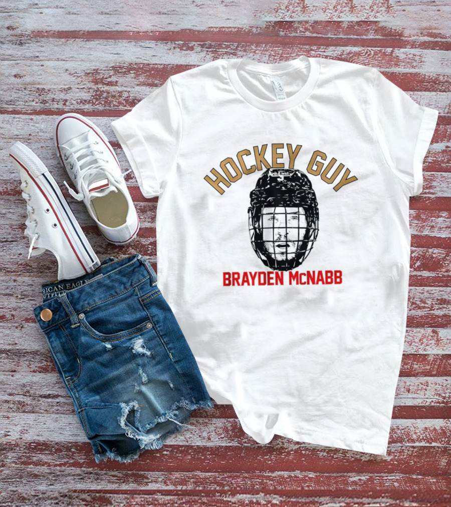 Brayden McNabb Vegas Golden Knights Hockey Guy Helmet T-Shirt