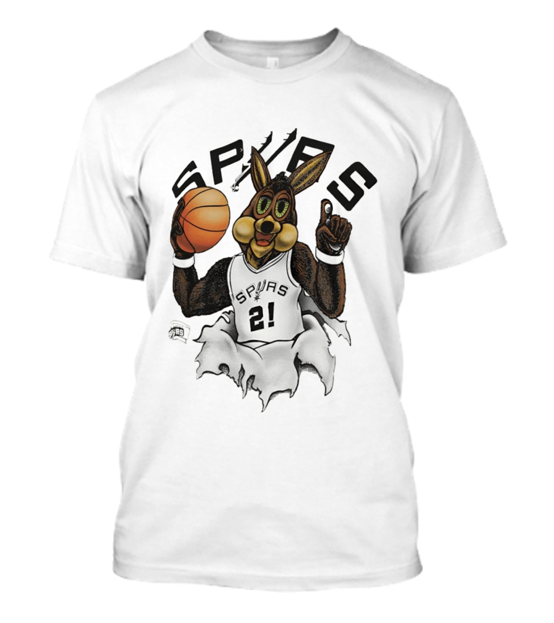 Coyote 21 Tim Duncan San Antonio Spurs Basketball Silver Breakthrough 2026 T-Shirt
