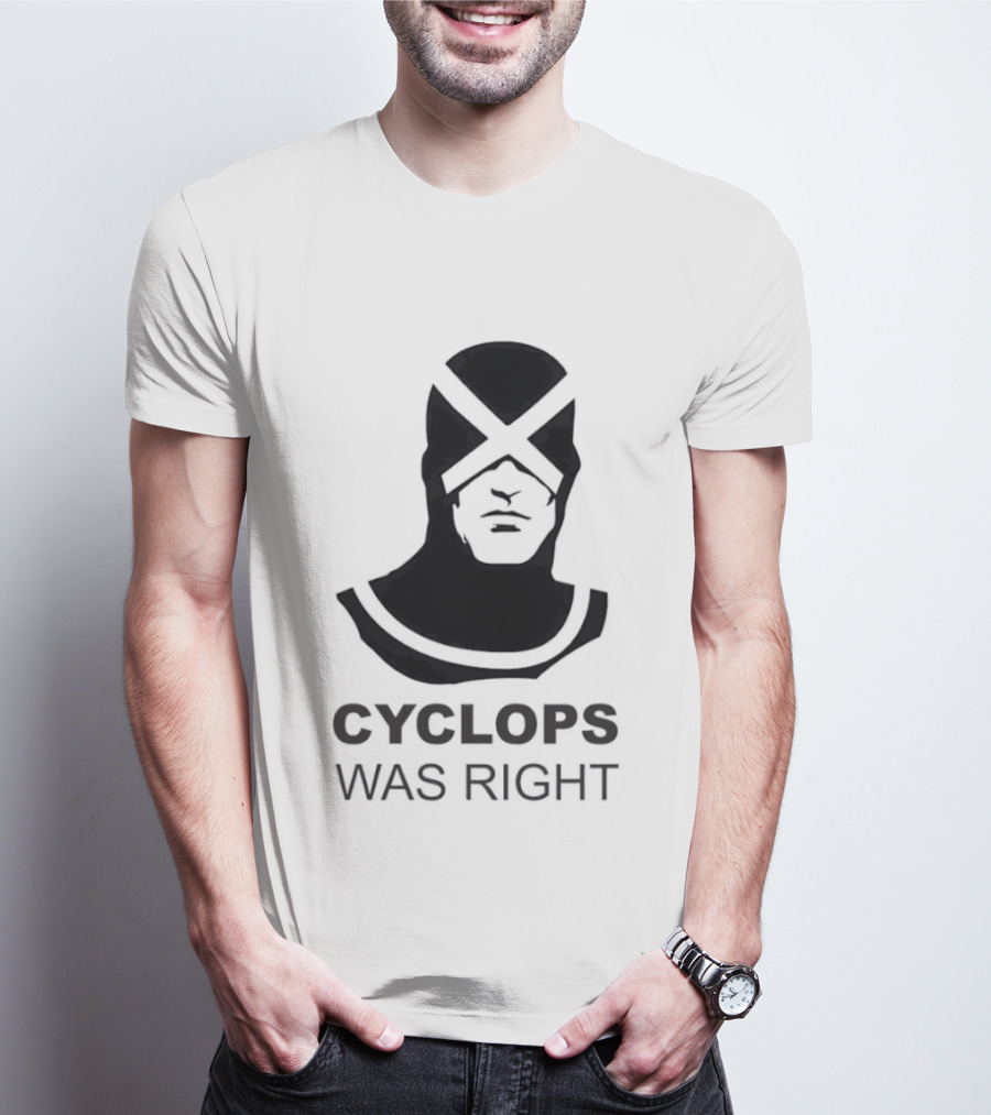 Cyclops Was Right X Men Marvel Comics T-Shirt