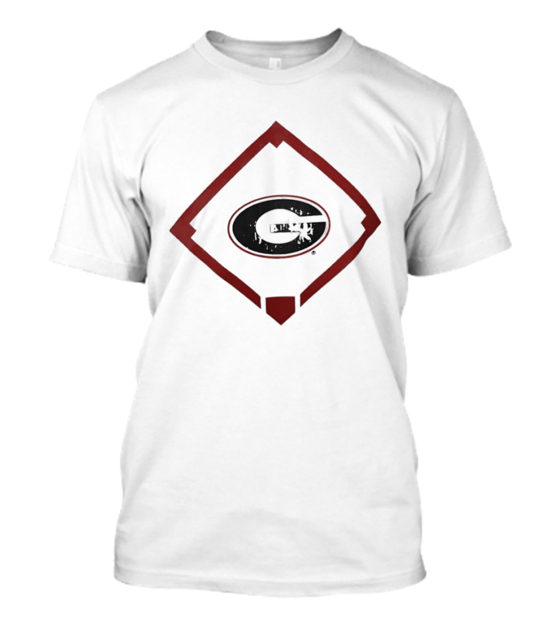 Georgia Bulldogs Baseball Diamond T-Shirt