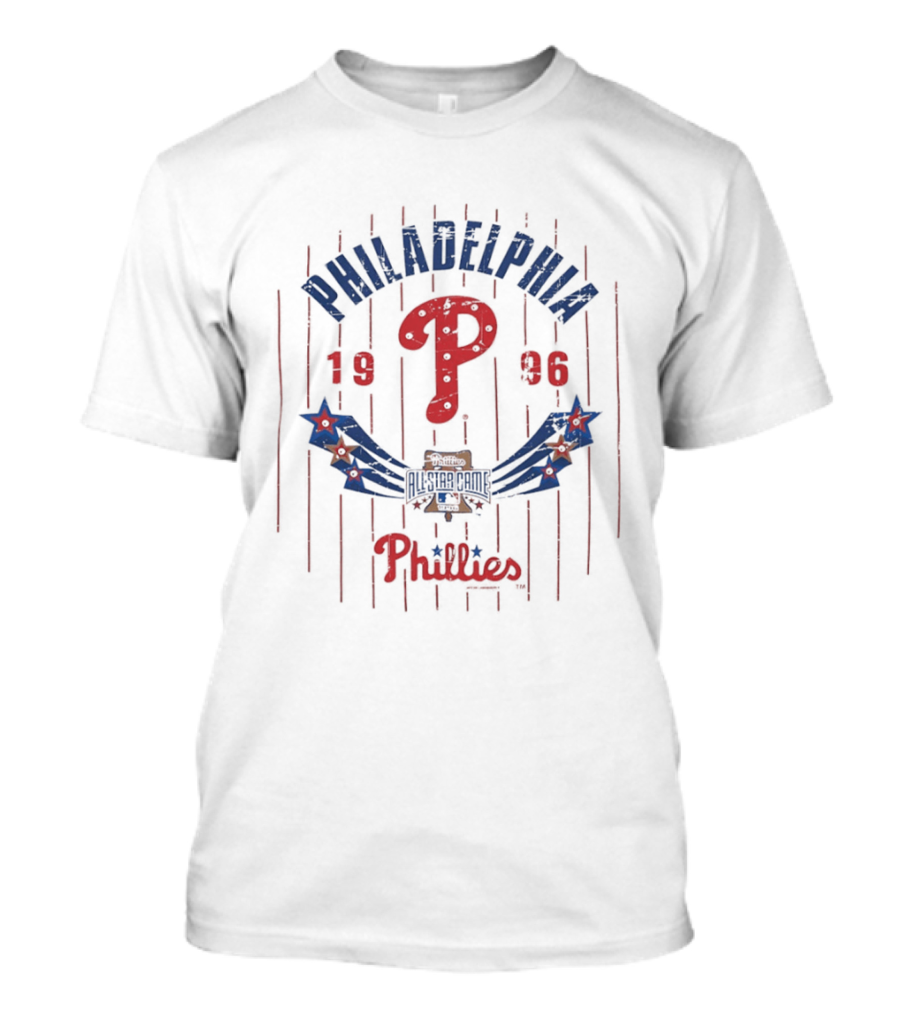 Philadelphia Phillies 1996 All Star Game Phillies Baseball T-Shirt