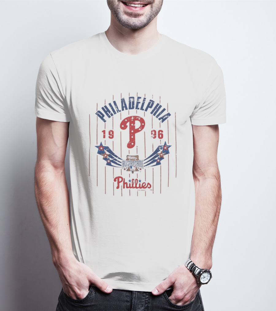 Philadelphia Phillies 1996 All Star Game Phillies Baseball T-Shirt