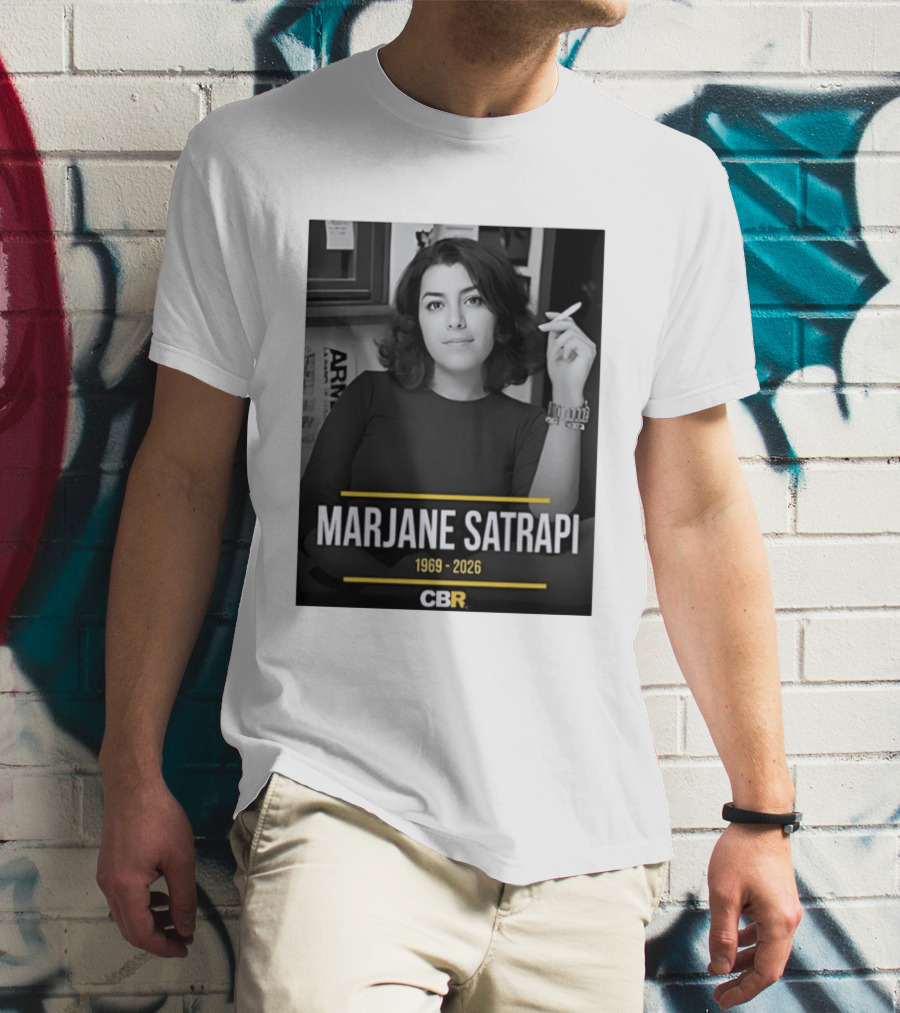 Marjane Satrapi 1969 2026 CBR Memorial T-Shirt