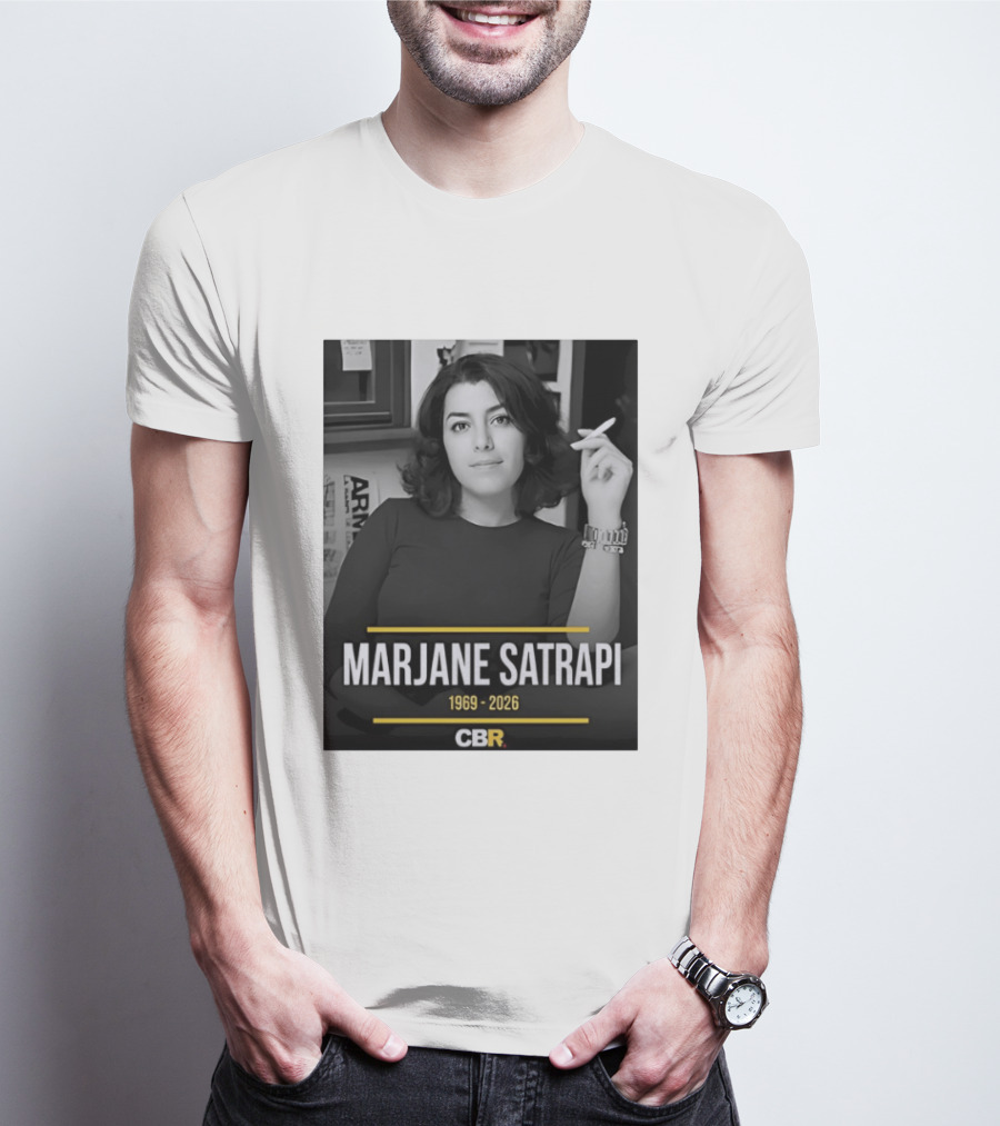 Marjane Satrapi 1969 2026 CBR Memorial T-Shirt