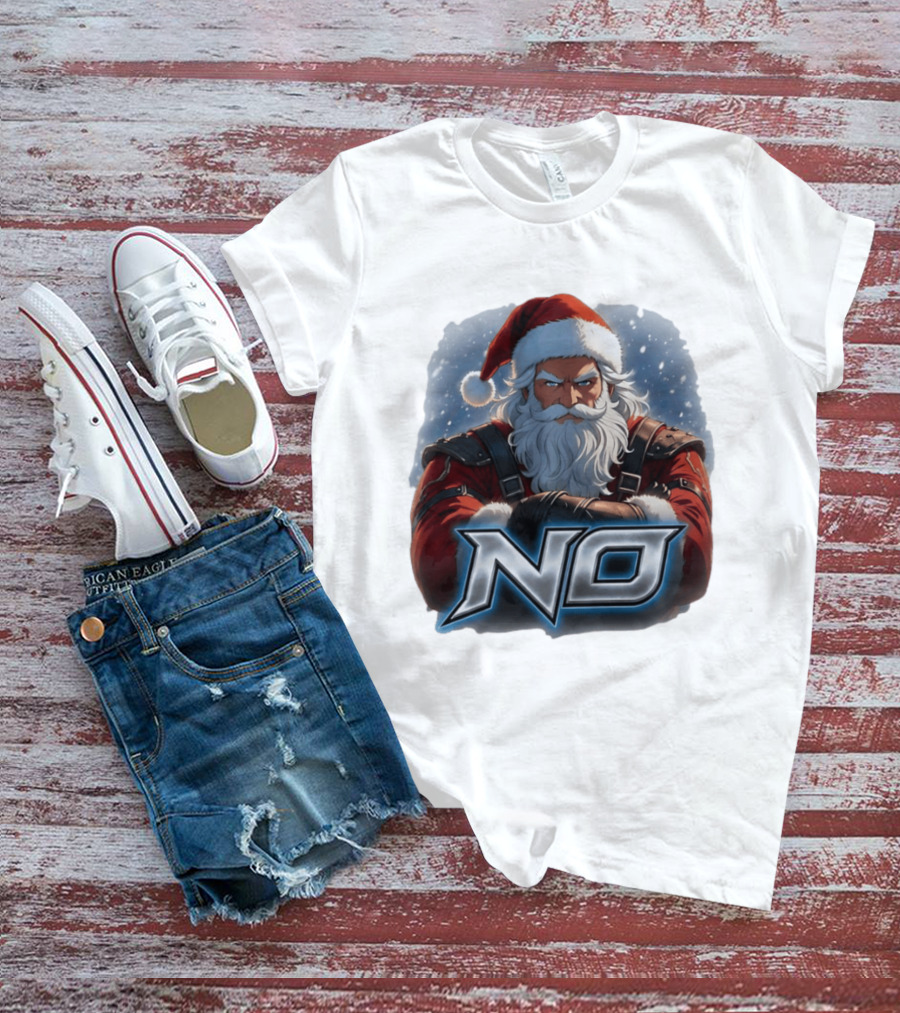 Santa Claus No Christmas Holiday Seasonal T-Shirt