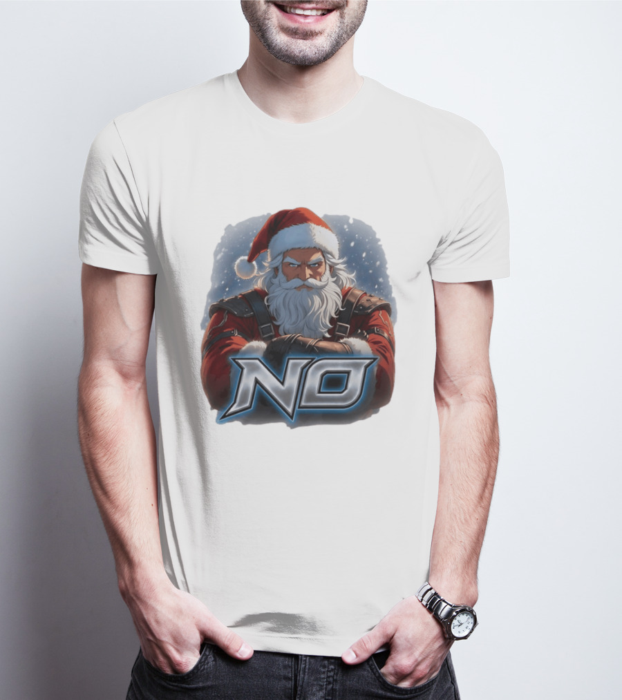Santa Claus No Christmas Holiday Seasonal T-Shirt