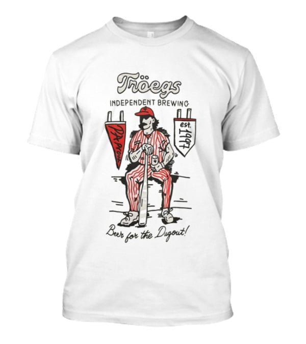 Troegs Independent Brewing Philadelphia Phillies Dugout Beer T-Shirt