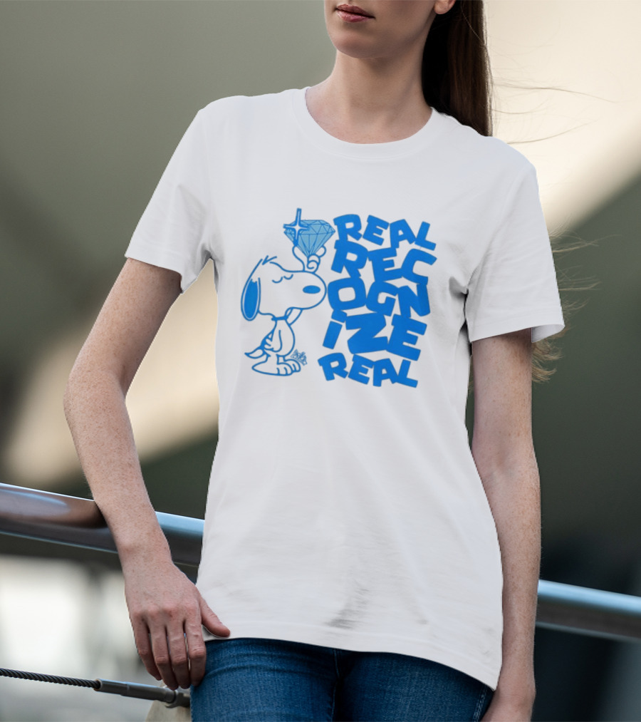 Snoopy Peanuts Real Recognize Real Diamond T-Shirt