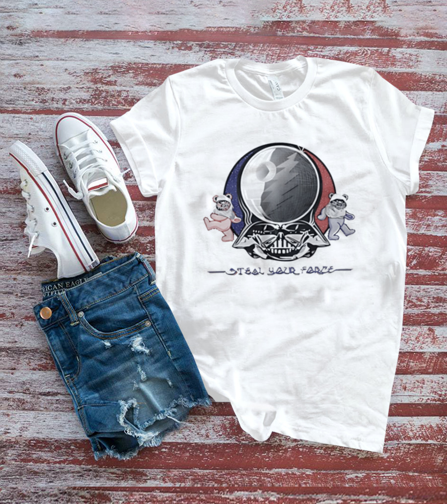 Steal Your Face Grateful Dead Dancing Bears Darth Vader T-Shirt