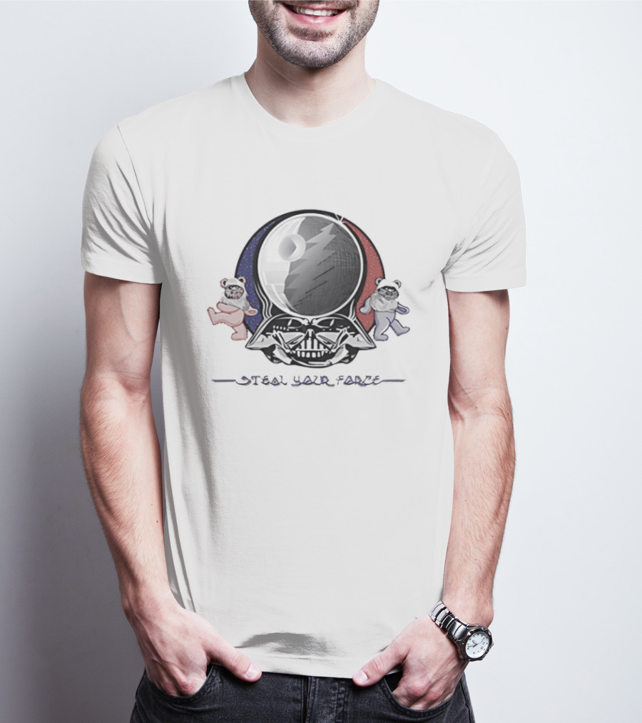 Steal Your Face Grateful Dead Dancing Bears Darth Vader T-Shirt