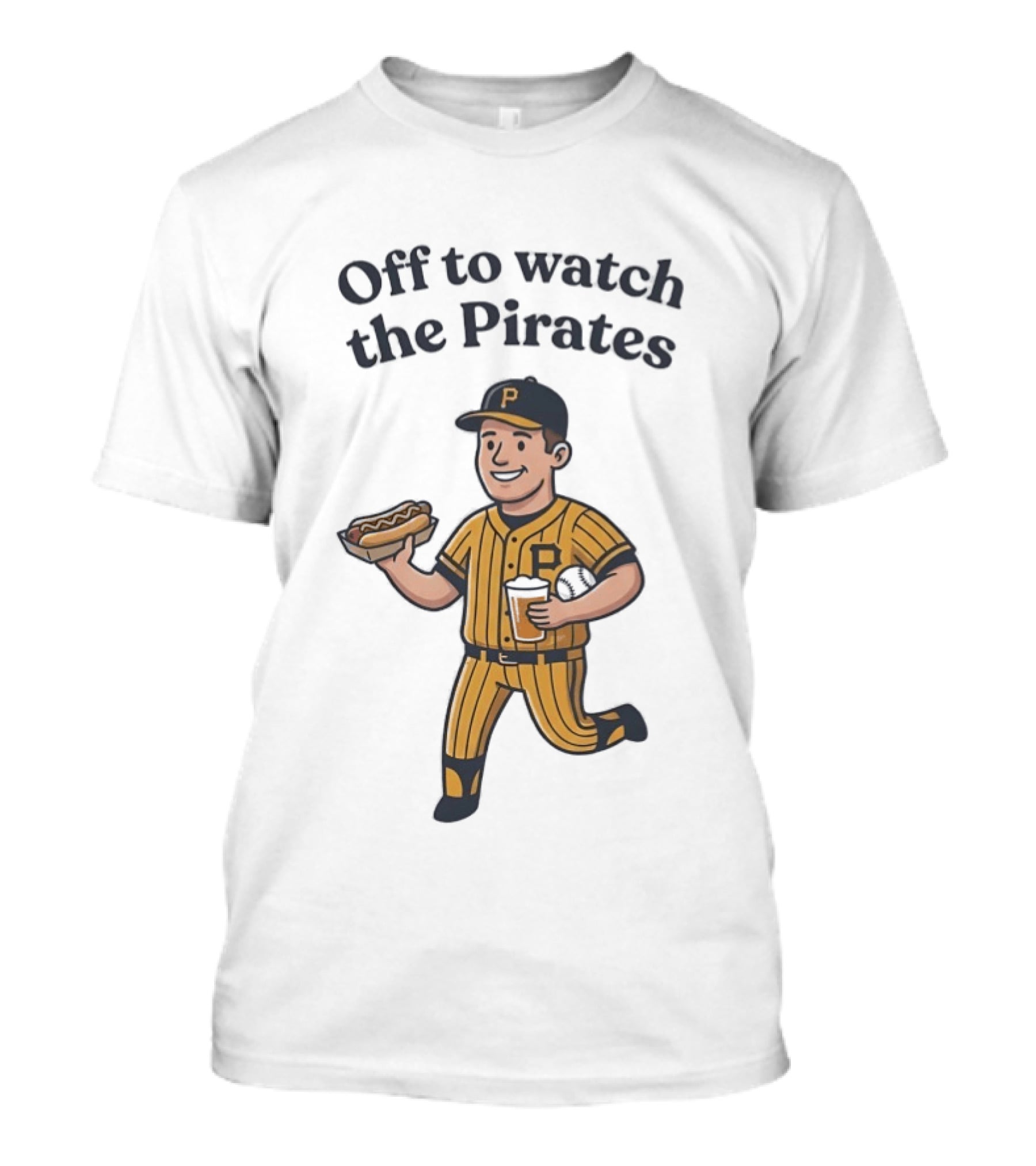Off To The Pirates Pittsburgh Pirates Baseball Fan T-Shirt