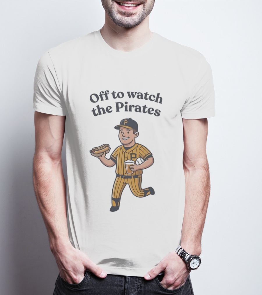 Off To The Pirates Pittsburgh Pirates Baseball Fan T-Shirt