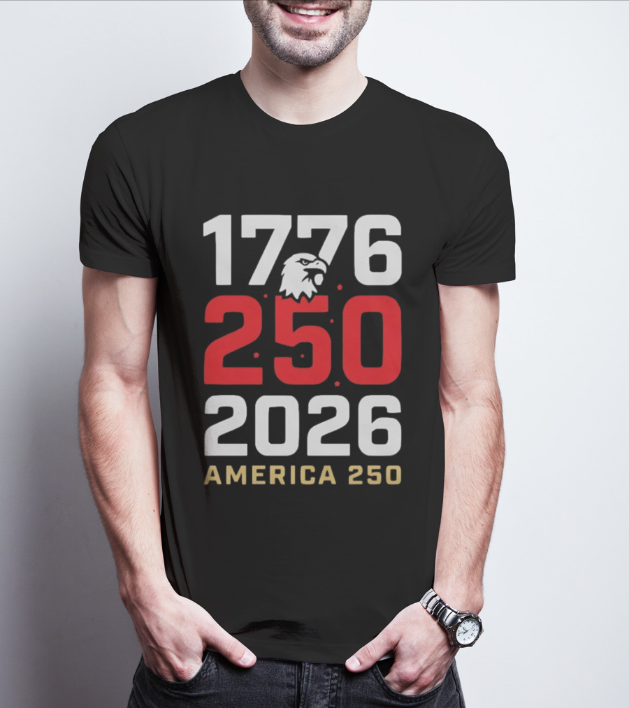 1776 2026 America 250 Eagle Celebration T-Shirt