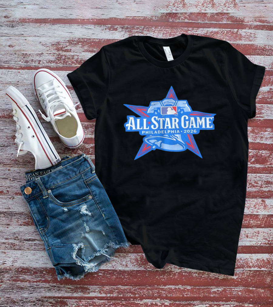 All Star Game Philadelphia 2026 MLB Liberty Bell Baseball T-Shirt