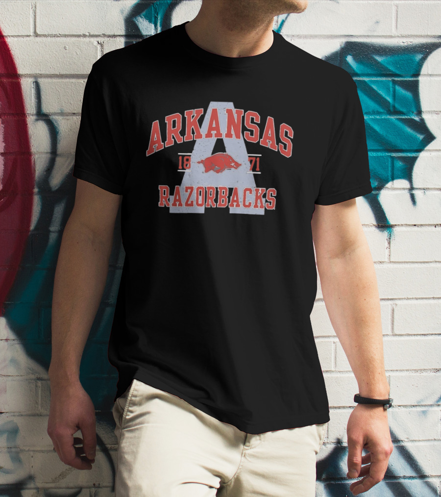 Arkansas Razorbacks 1871 University Of Arkansas Team Spirit Sportswear T-Shirt