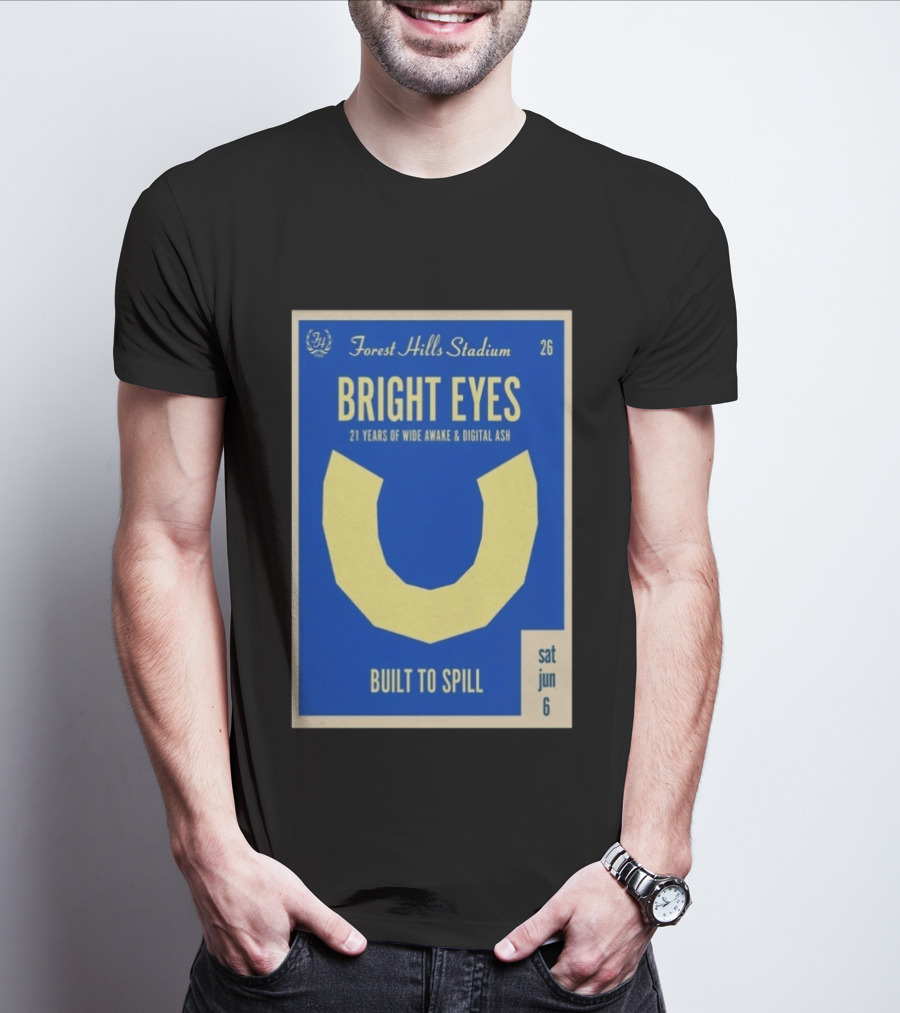 Forest Hills Stadium Bright Eyes 21 Years Of Wide Awake And Digital Ash Built To Spill June 6 T-Shirt