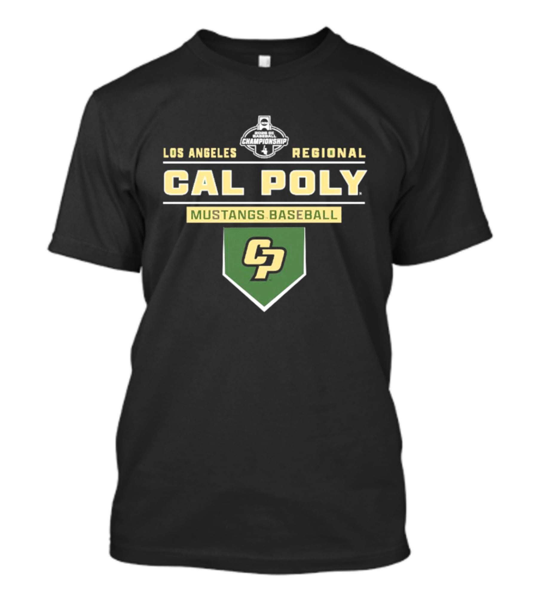 Cal Poly Mustangs Baseball 2026 Los Angeles Regional CP T-Shirt