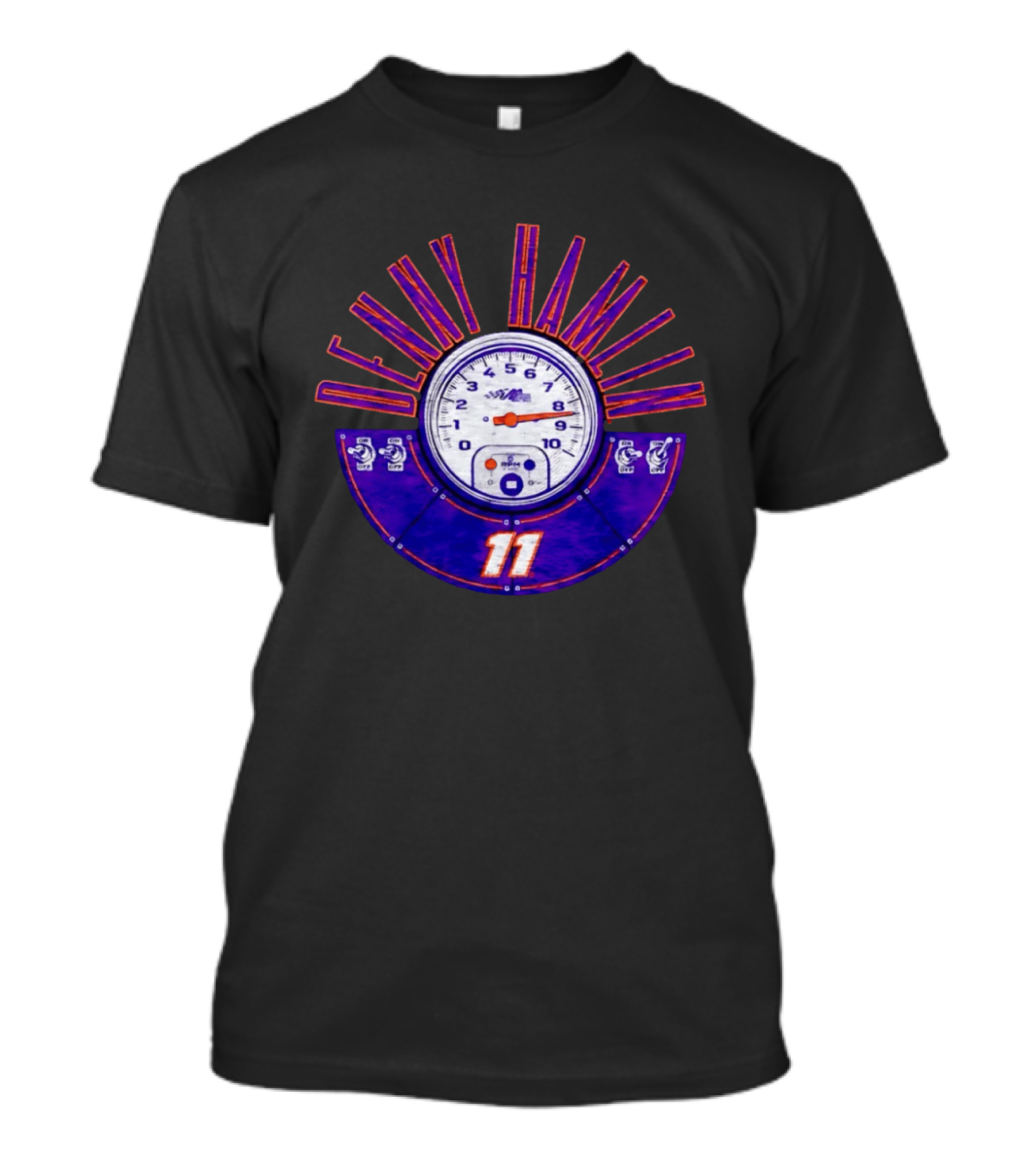Denny Hamlin 11 Tachometer Joe Gibbs Racing Nascar Cup Series T-Shirt