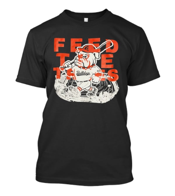 Feed The Tates Georgia Bulldogs Sanford Stadium Baseball T-Shirt