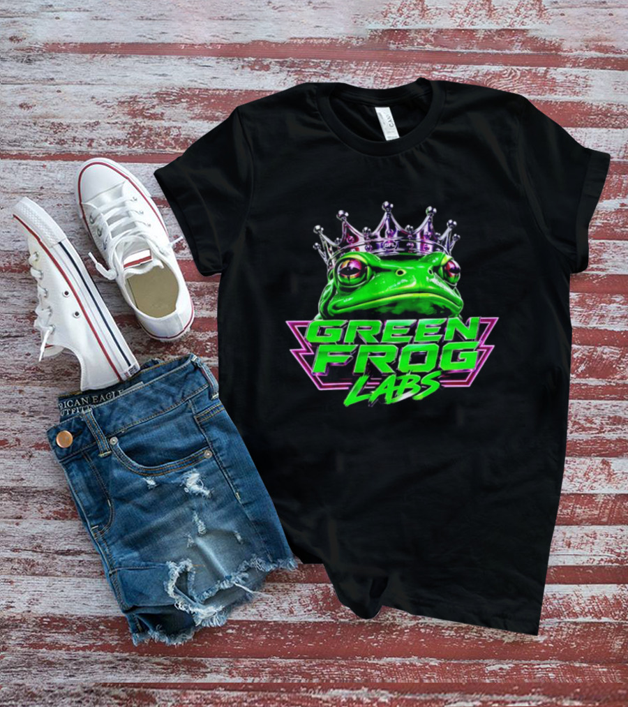 Green Frog Labs Crown Frog Royalty T-Shirt