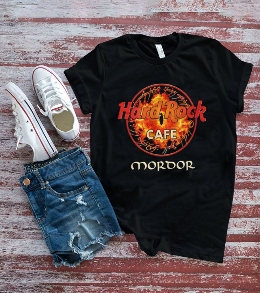 Hard Rock Cafe Mordor Eye Of Sauron The Lord Of The Rings T-Shirt