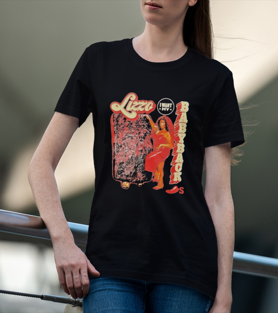 Lizzo I Want My Babyback Ribs Chili's T-Shirt