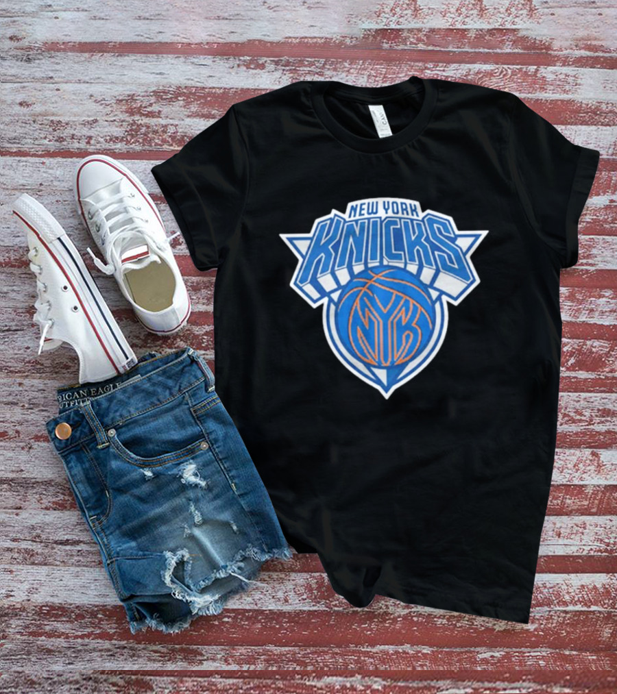 New York Knicks 2026 Blue Basketball Team T-Shirt